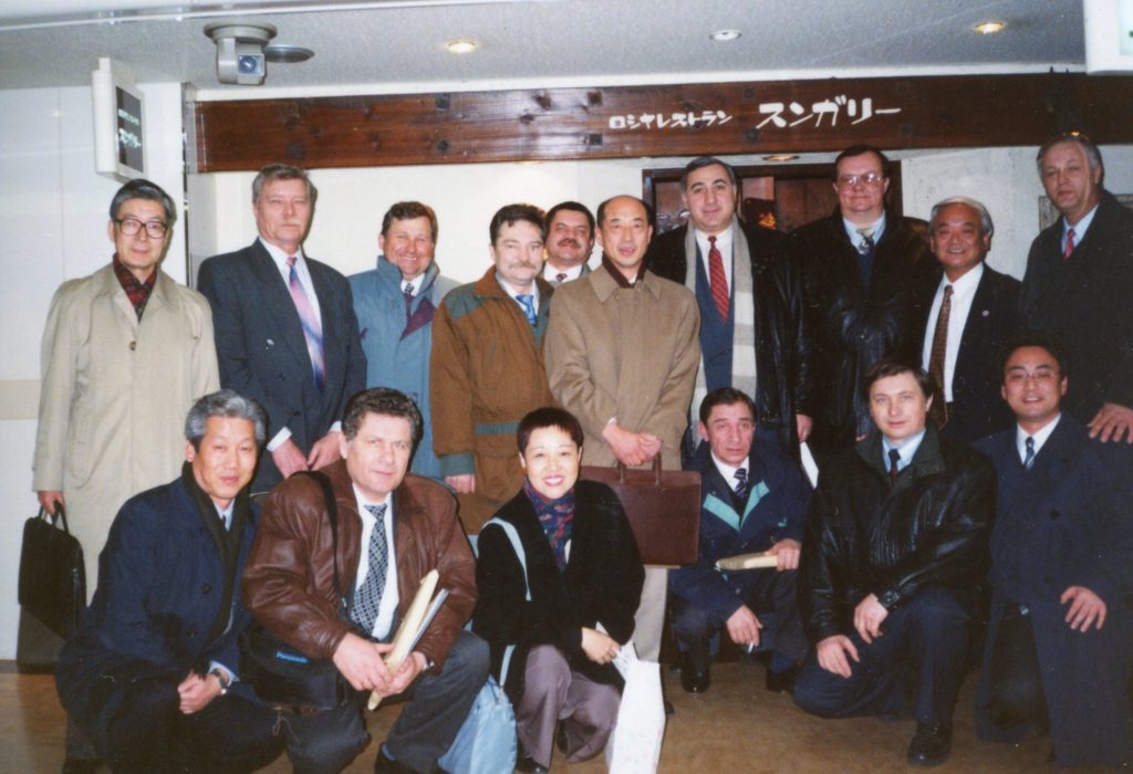 1995, ознакомительный визит с центрами УВД в Японии