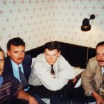 1997 г. Вице-президент. перед съездом ФПАД России. В.Сушкин, В.Ежов, И. Федосеев