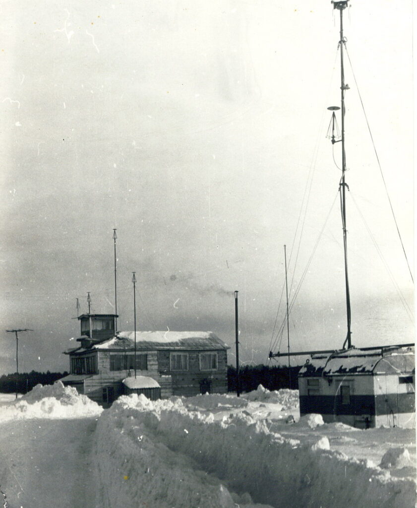 1970. Здание КДП аэропорта Сургут.