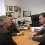 2006. Встреча с представителем Аэронавигационных служб Киргизии