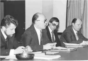 Советская делегация на одном из заседаний НТС-IV/8 (Прага, 1975 г.)